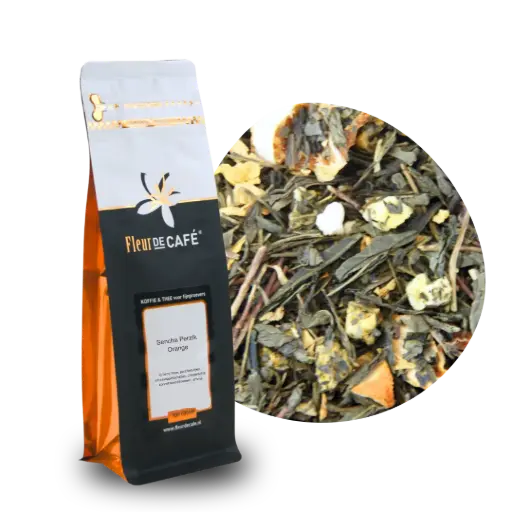 Sencha Perzik Orange 100 gram