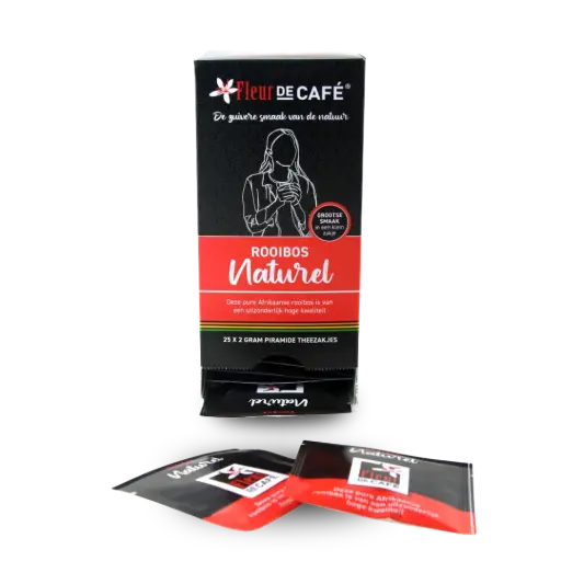 Rooibos naturel theezakjes 25 stuks
